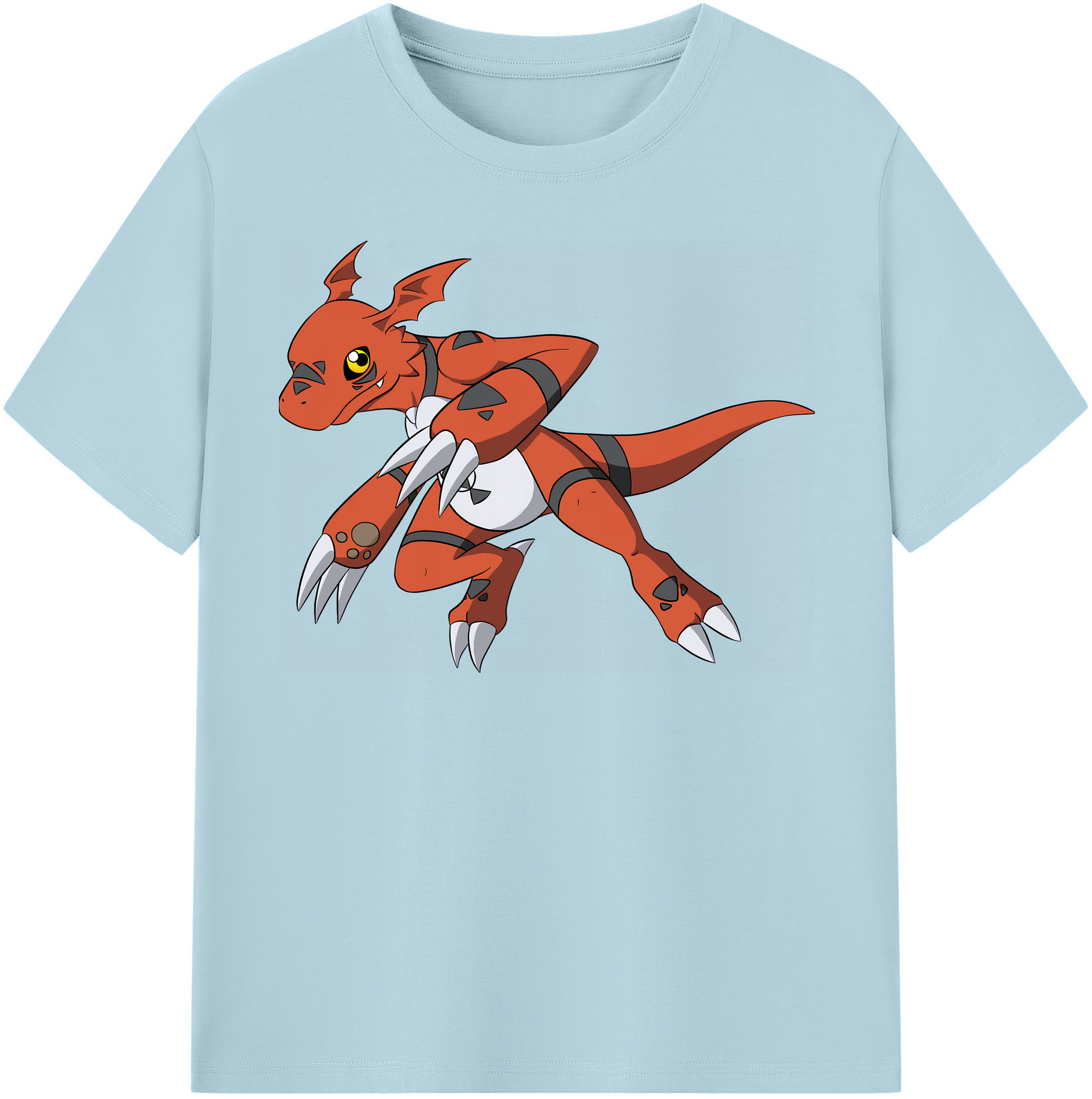 （画像用） Digimon デジタルモンスター/デジモン 綿100％半袖Tシャツ（フロントプリント）